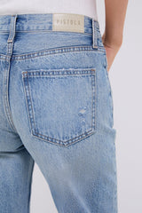 Bowie Lexi Mid Rise Bowed Straight