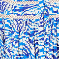 Leaf Print 1/2 Sleeve Midi Shirt Dress