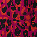 Animal Print Tie Waist Mini Skater Dress
