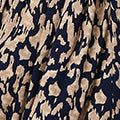 Printed Ruched 1/2 Sleeve Midi Dress
