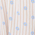 Striped Long Sleeve Empire Maxi Dress