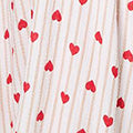 Striped Empire 3/4 Sleeve Maxi Dress