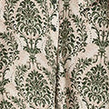Baroque Print Tie Waist Midi Shirt Dress