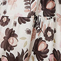 Floral Cap Sleeve Belted Wrap Midi Dress
