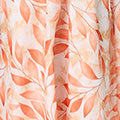Leaf Print Short Puff Sleeve Midi Dress