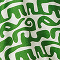 Abstract 1/2 Sleeve Knee Length Dress