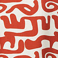 Abstract 1/2 Sleeve Knee Length Dress