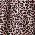 Animal Print Belted Midi Shirt Dress