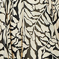 Printed Ruched Front V-Neck Midi Dress
