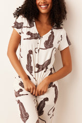 Nadia Cloud Jersey PJ Set in Vinyasa