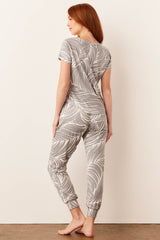 Nadia Cloud Jersey PJ Set in Whisper