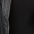 Zip Front Faux Leather Jacket
