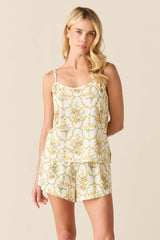 Jenna Cloud Jersey PJ Set in Fleur