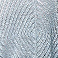 Sheer Mesh Texture 3/4 Sleeve Cardigan