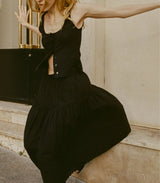 LOIS TANK -- BLACK QUELLE JOLIE POINTELLE