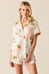 Maren Cloud Jersey PJ Set in Magnolia