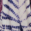 Tie Dye High Waist Shirred Wide Trousers