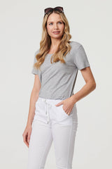 Tie Waist Slim Cropped Trousers