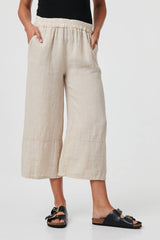 High Waist Stretchy Crop Trousers