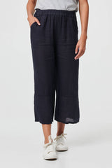 High Waist Stretchy Crop Trousers