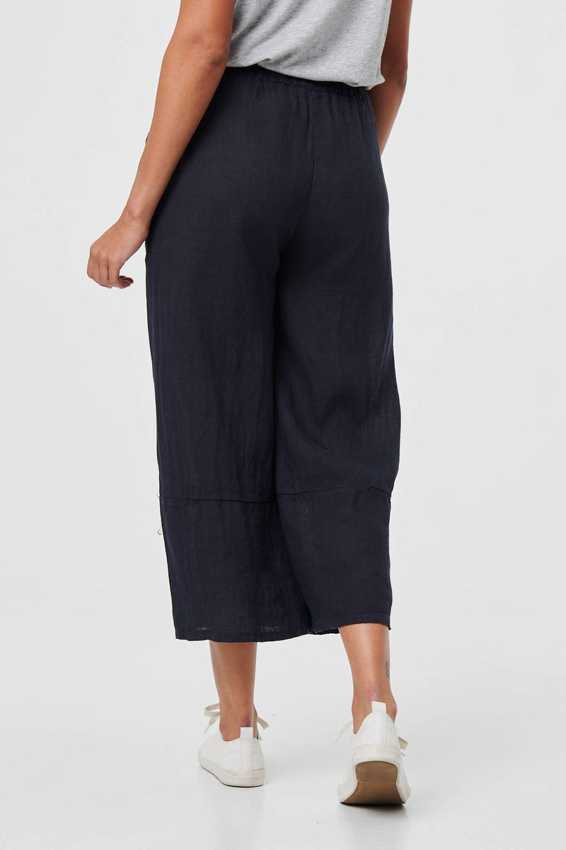 High Waist Stretchy Crop Trousers