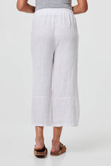 High Waist Stretchy Crop Trousers