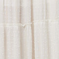 Textured High Waist Tiered Maxi Skirt