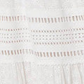 Lace Trim High Waist Tiered Maxi Skirt
