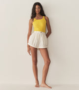 SEINE CASHMERE TANK -- CITRUS