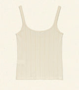 SHAE TANK -- CREME CITRON QUELLE JOLIE POINTELLE