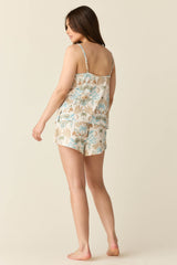Whitney Summer Jersey PJ Set in Oasis