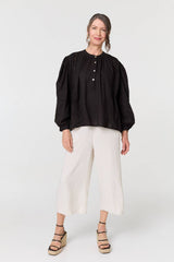 Broderie Anglaise Puff Sleeve Blouse