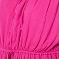 Ruched Short Puff Sleeve Peplum Blouse