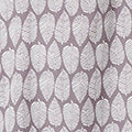 Leaf Print 1/2 Sleeve Curve Hem Blouse