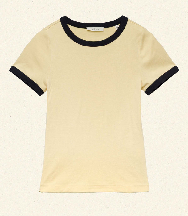 VIVI RINGER TEE -- WILD HONEYSUCKLE