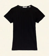 VIVI TEE -- BLACK QUELLE JOLIE POINTELLE