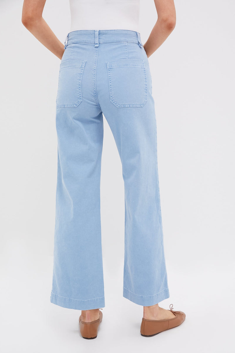 Washed Blue Sailor Pant